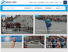 Tablet Screenshot of focustv.be